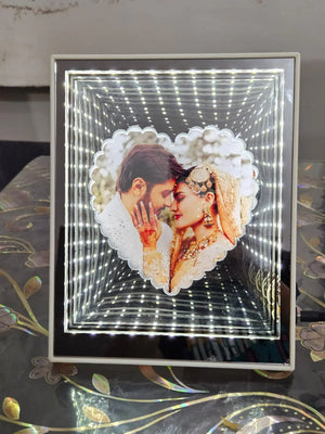 personalized magic mirror frame birthday nikah gift pakistan