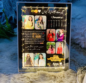magic mirror led photo frame pakistan personalized glowing gift studio