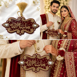 Mashallah Imam Zamin band Pakistan - luxury handmade wedding band Gift Studio