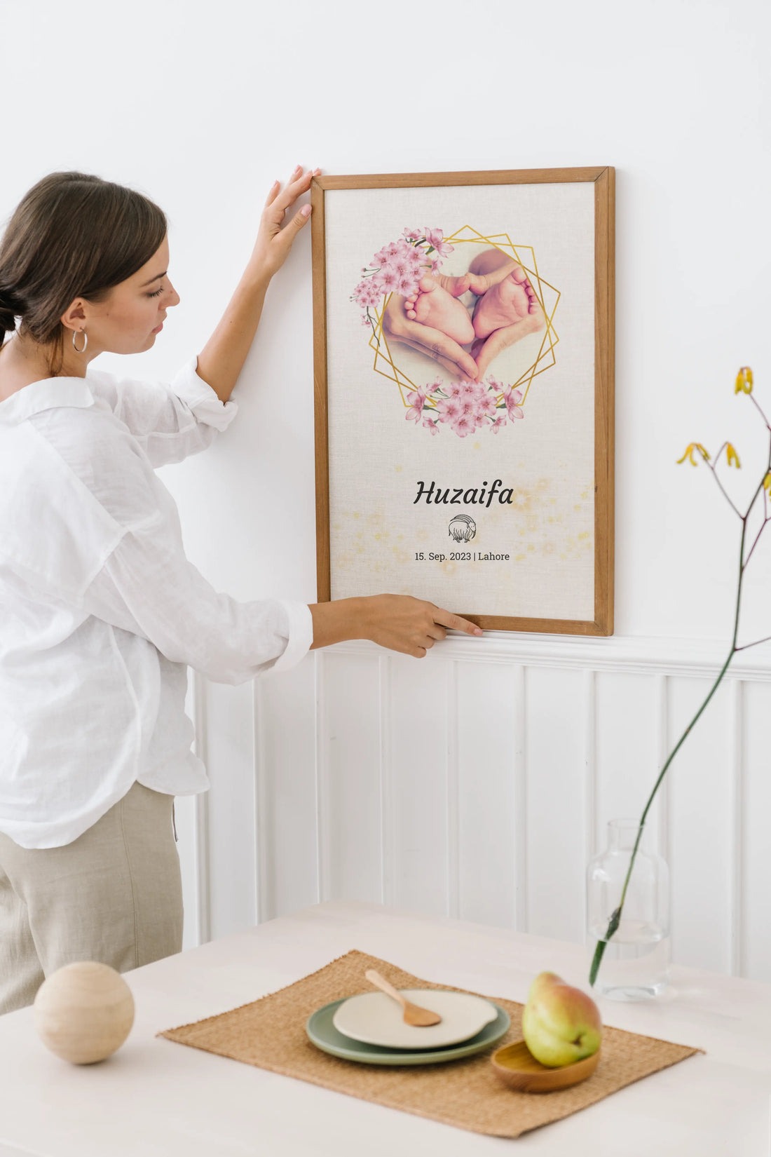 Baby Steps Memory Frame - Customizable