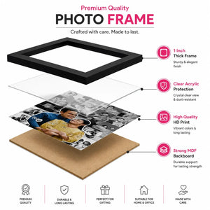 Custom couple photo frame Pakistan - romantic personalized names gift Gift Studio Gujranwala