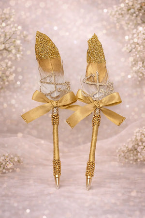 Fancy nikkah signing pen Pakistan - Qabool Hai Islamic wedding pen Gift Studio Gujranwala