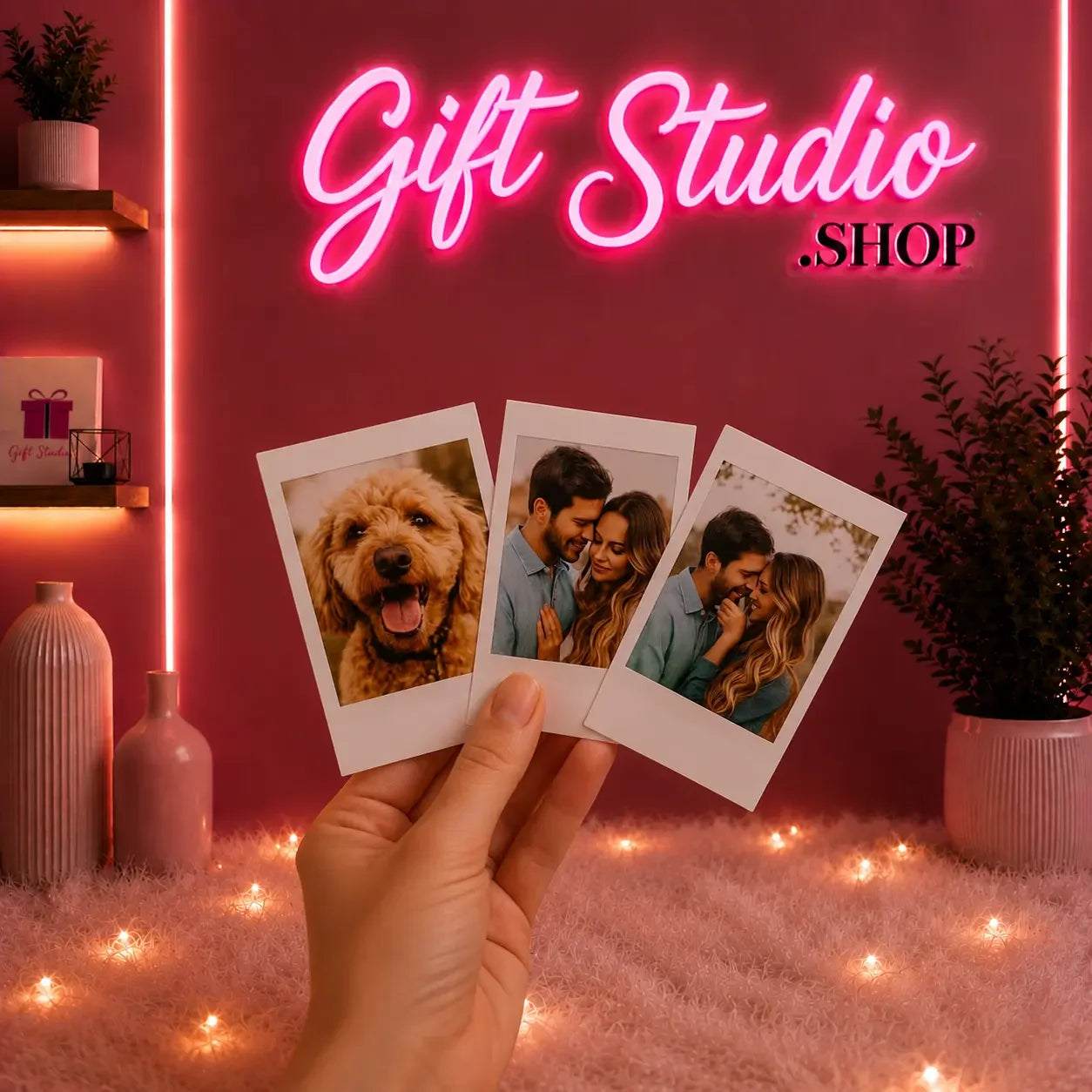 Polaroid photo frame Pakistan - custom polaroid style birthday friendship gift Gift Studio