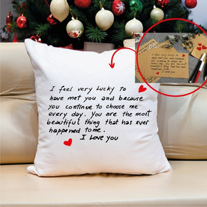 Merry Christmas Pillow ,Festive Merry Christmas Decorative Pillow with Santa Hat and Tree Design - My Store