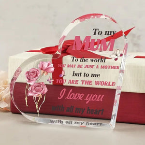 Heartfelt Acrylic Plaque for Mum-Sentimental Gift for Mother’s Day, Birthday & Special Occasions - My Store