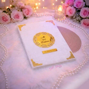Premium velvet nikkah book Pakistan - customized wedding nikah accessories giftstudio.shop