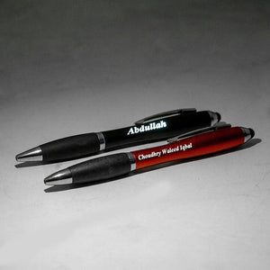 Personalized LED pen with glowing name engraving