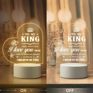 Romantic LED Night Lamp for Husband โ Perfect Anniversary, Birthday, or Valentineโs Gift - My Store
