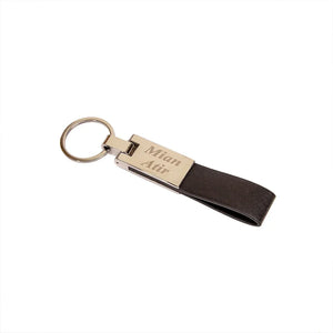 Custom leather keychain Pakistan - elegant personalized keychain Gift Studio