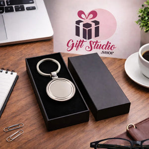 Globe metallic keychain Pakistan - custom name and car keys keychain Gift Studio