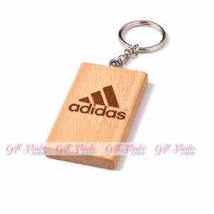 Custom wooden name keychain Pakistan - personalized engraved gift keychain giftstudio.shop