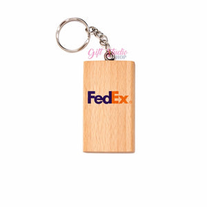 Wooden custom keychain Pakistan - personalized name engraved gift Gift Studio