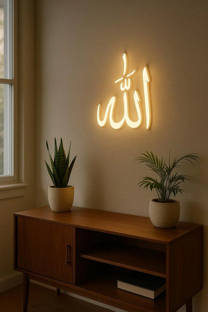 Calligraphy neon light Pakistan - custom name LED sign Gift Studio Gujranwala
