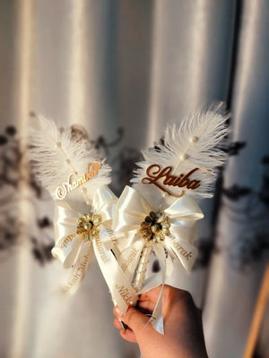 Bridal nikkah pen design Pakistan - elegant Islamic wedding signing pen giftstudio.shop