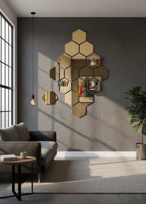 Decorative 3D acrylic wall art Pakistan - luxury interior decor giftstudio.shop
