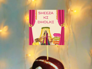 Sweet party toppers Pakistan - cake cupcake favor box toppers Gift Studio