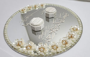 Ring ceremony tray Pakistan - acrylic wedding ring holder Gift Studio Gujranwala