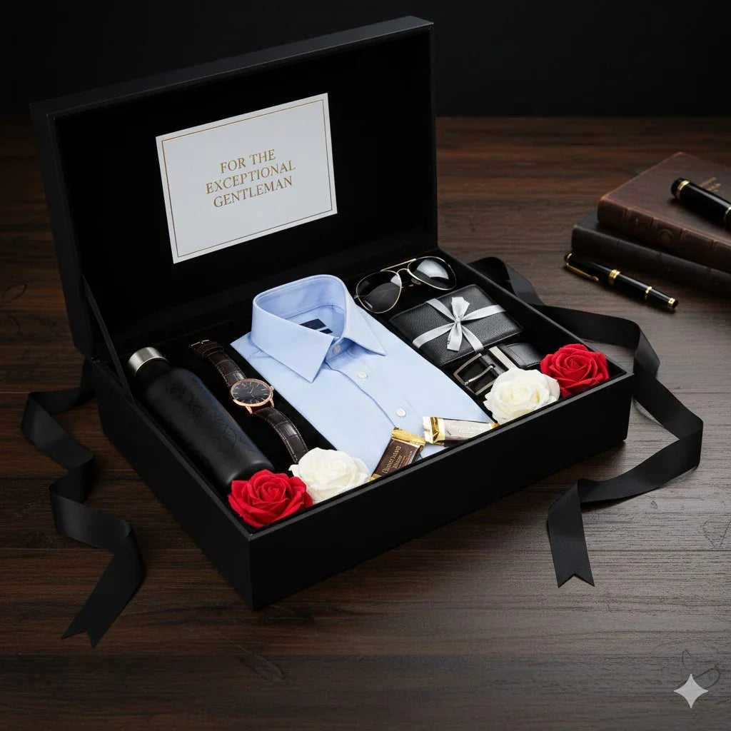 Premium men's gift box set Pakistan - perfect Eid ul Fitr gift for him Gift Studio