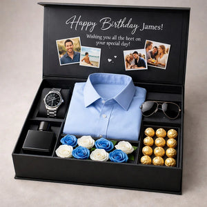 Eid ul Fitr men gift box Pakistan - premium elegant gift set Gift Studio Gujranwala