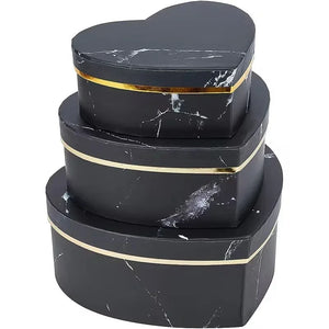 Marble heart gift box Pakistan - premium empty Eid gift packaging giftstudio.shop