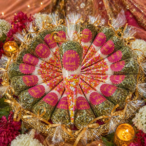 Mehndi sonf cones favor Pakistan - personalized wedding giveaway Gift Studio Gujranwala