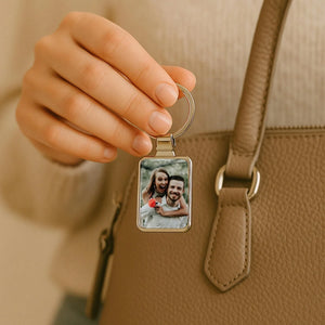 Couple keychain with custom names Pakistan - romantic personalized gift Gift Studio