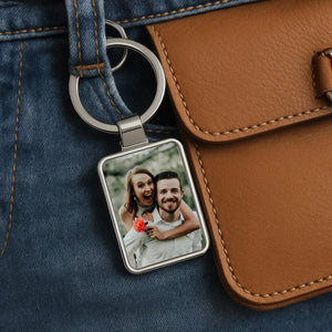 Couple name keychain gift Pakistan - customized romantic keychain Gift Studio