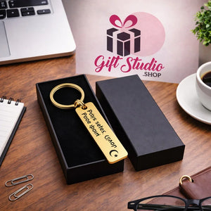 Customized metal keychain Pakistan - personalized name gift Gift Studio