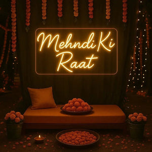 Custom wedding neon sign Pakistan - personalized LED wedding decor giftstudio.shop