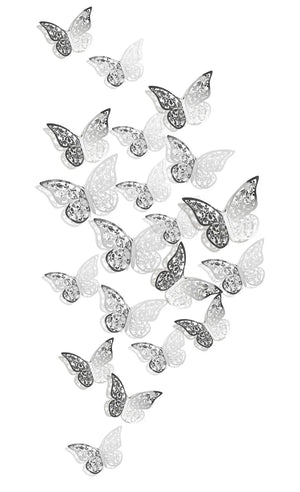 Rose gold butterfly wall art Pakistan - decorative 3D wall decoration giftstudio.shop