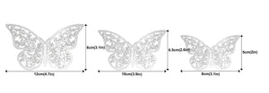 Elegant butterfly wall art Pakistan - rose gold home decoration Gift Studio