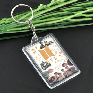Custom BTS ARMY keychain Pakistan - K-pop aesthetic fan accessory Gift Studio