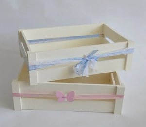 Personalized baby girl basket Pakistan - newborn gift crate with flowers giftstudio.shop