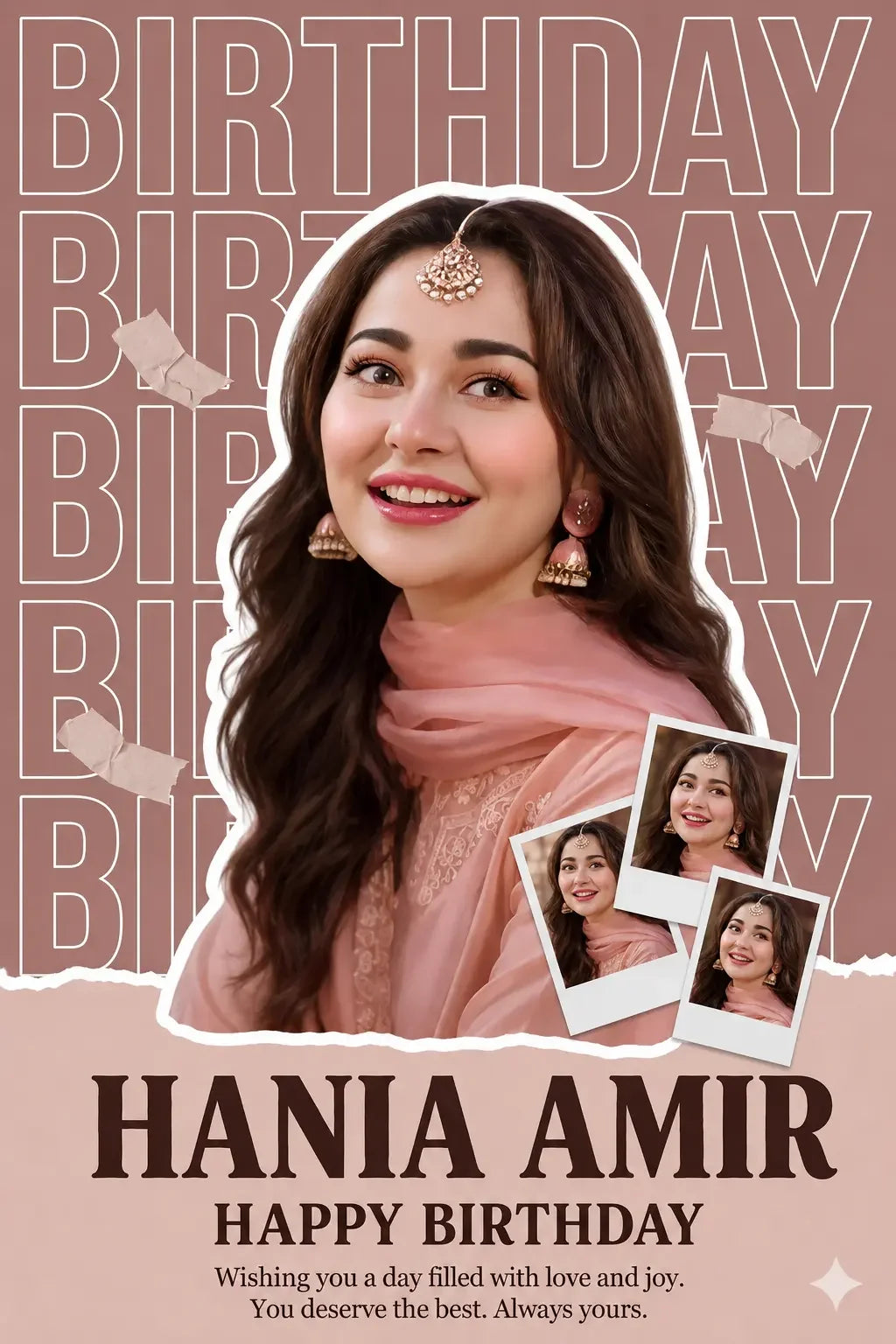Birthday Frame for Girls Pakistan Personalized Birthday Photo Gift - Gift Studio Pakistan photo 2