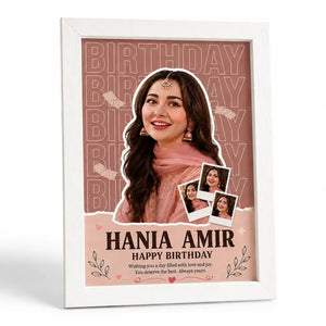 Birthday Frame for Girls Pakistan Personalized Birthday Photo Gift - Gift Studio Pakistan photo 4