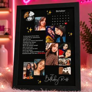 custom birthday frame name photo date
pakistan gift studio gujranwala