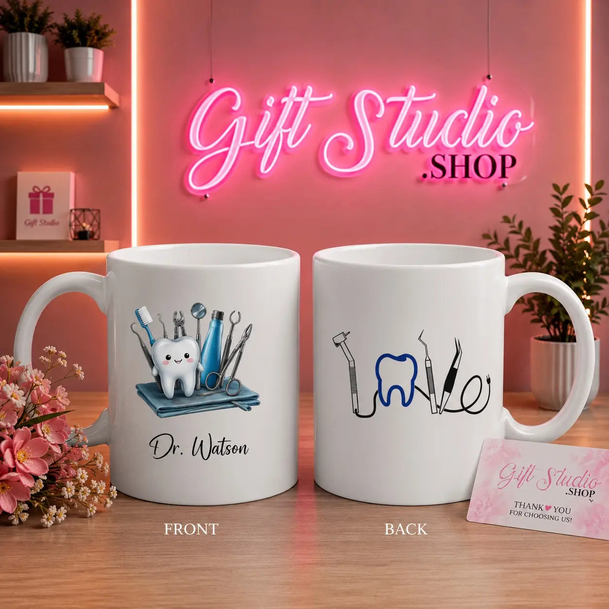 Doctor Name Mug Pakistan Personalized Gift for Doctors - Gift Studio Pakistan photo 2
