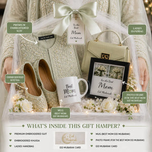 Eid Gift for Mother Pakistan Ammi Parents Eid Gift Basket - Gift Studio Pakistan photo 4