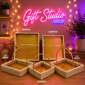 Empty Gift Basket Pakistan DIY Hamper Basket - Gift Studio Pakistan photo 1