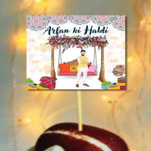 Cupcake toppers set Pakistan - decorative sweet favor toppers Gift Studio