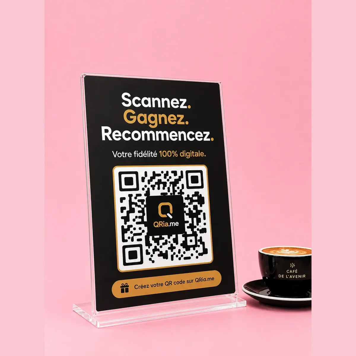 Restaurant Menu QR Code Stand – Digital Menu Sign Pakistan