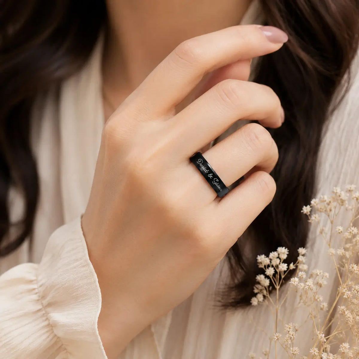 Engraved Rings | Engraved Rings for Women & Men | Personalized Couple Rings | Engraved Rings for Men Pakistan