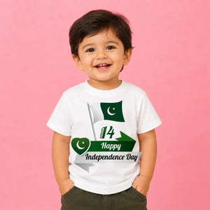 Baby toddler 14 August romper Pakistan - azadi 2-piece customize giftstudio.shop