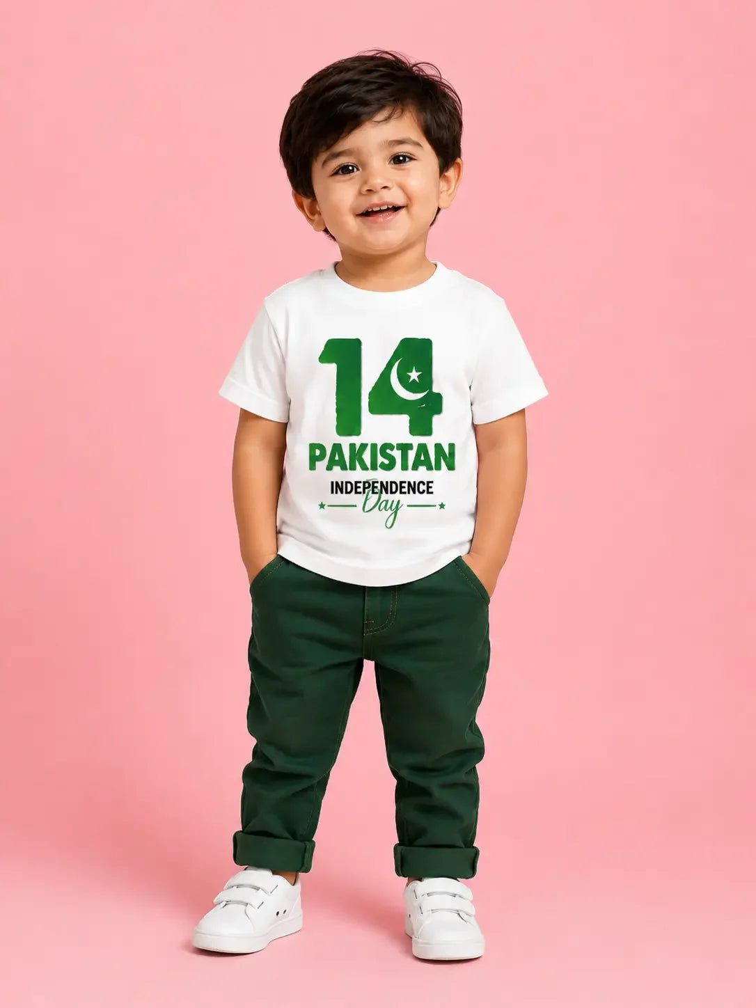 Boys 14 August azadi t-shirt Pakistan - independence day outfit giftstudio.shop