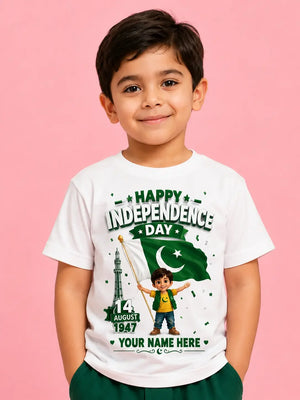 14 August men's t-shirt Pakistan - azadi customize design name Gift Studio
