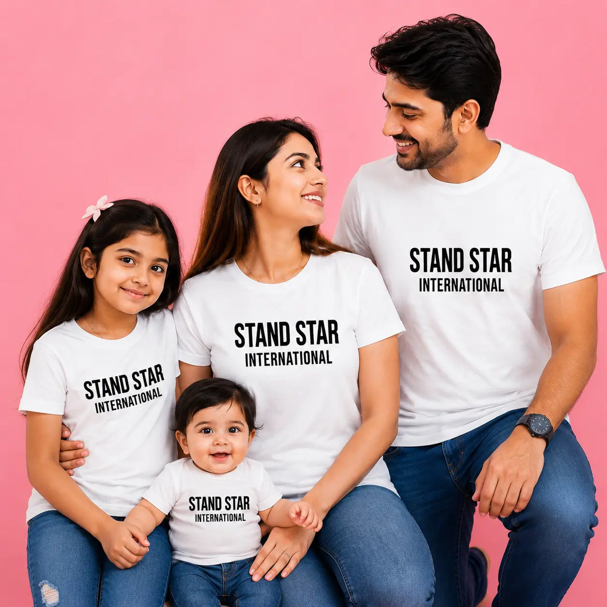 Family Matching T-Shirts – Custom Print Set