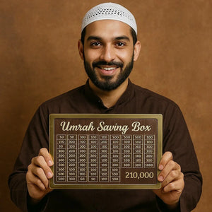 Umrah money saving box Pakistan - wooden gift box Gift Studio Gujranwala