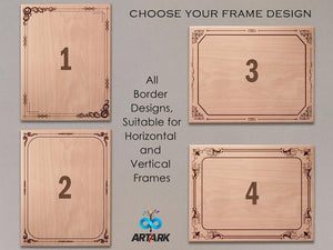 Wooden Engraved Frame-Personalized Wooden Gifts - My Store