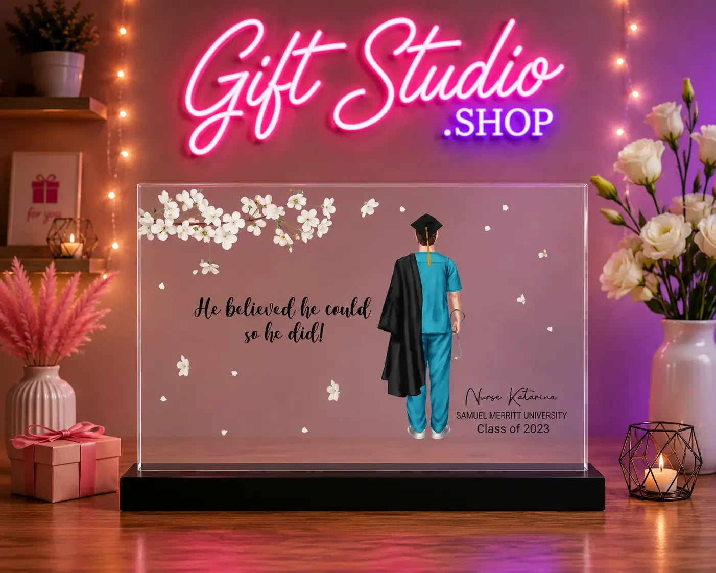 MBA LLB Graduation Frame Pakistan Personalized Postgrad Degree Gift - Gift Studio Pakistan photo 2