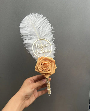Nikkah pen with name customized for bride groom Giftstudio